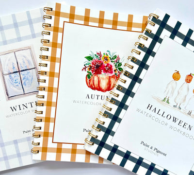 Halloween Vol. 1 Watercolor Workbook