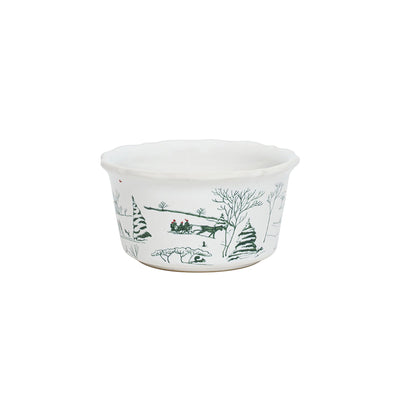 Country Estate Winter Frolic Ramekin, Evergreen - Juliska