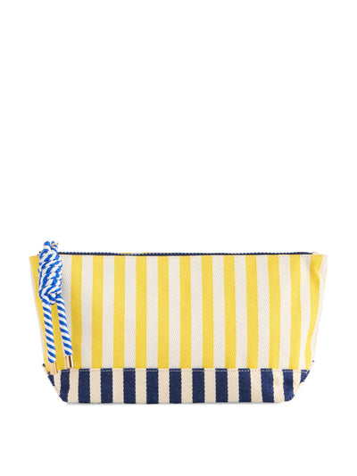 Port Stripe Pouch, Blue