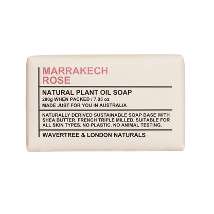 Soap Bar, Marrakech Rose - Wavertree & London (7oz / 200g)
