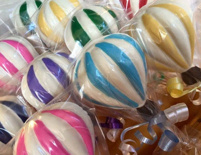 Chocolate Balloon Lollipops