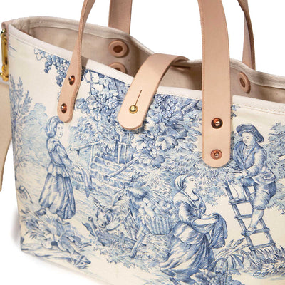 Delftware Toile All Day Mini Tote - General Knot & Co.