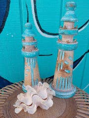 Squamosa Tridacna Clam Shell Pair- Fluted Ruffled Seashell: 8-9"