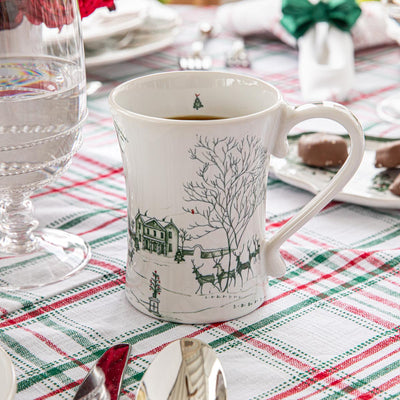 Country Estate Winter Frolic Mug, Evergreen - Juliska