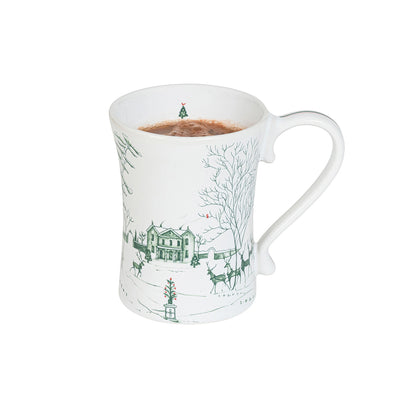 Country Estate Winter Frolic Mug, Evergreen - Juliska