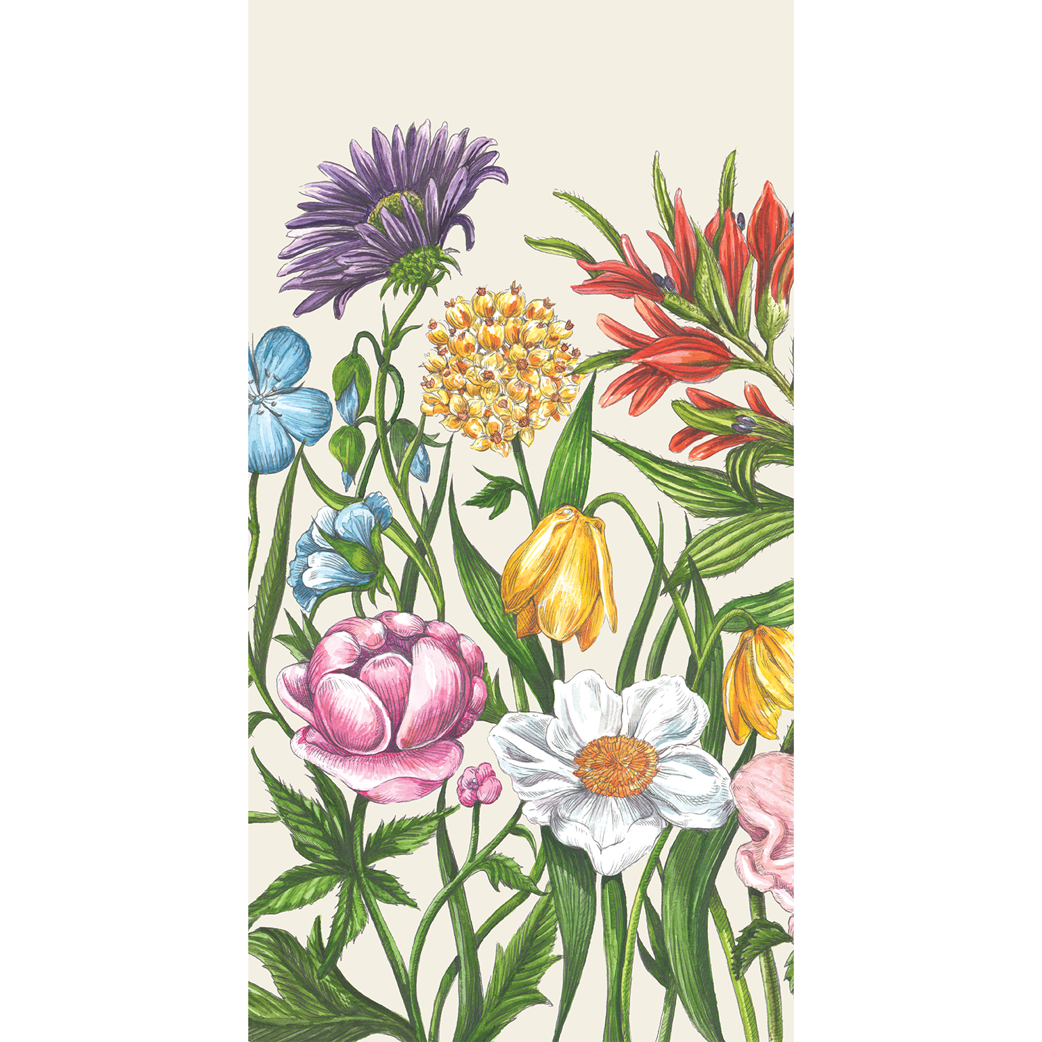 Wildflower Guest Napkin - Hester & Cook
