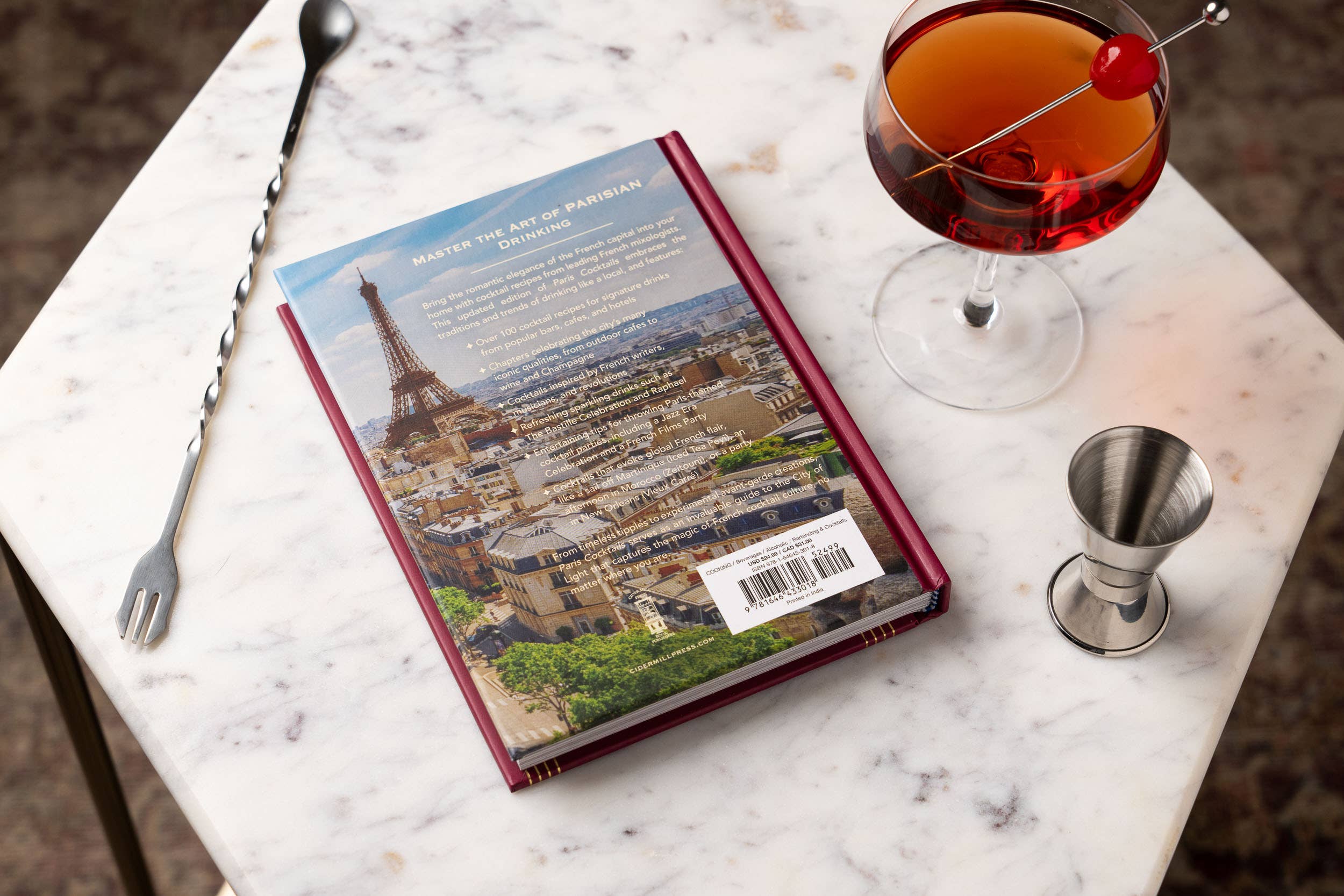 Paris Cocktails: An Elegant Collection of Over 100 Recipes Inspired by the City of Light (2nd Ed.) by Doni Belau - Cidermill Press