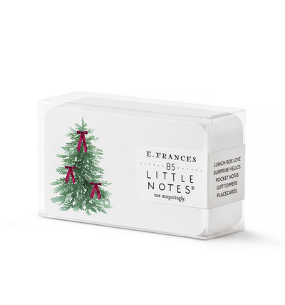 Velvet Bow Tree Little Notes - E. Frances Paper (85 cards, 3.5in x 2.5in)