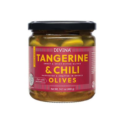 Tangerine & Chili Olives - Divina