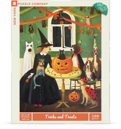 Tricks & Treats Jigsaw Puzzle, 500 Pieces - New York Puzzle Co.