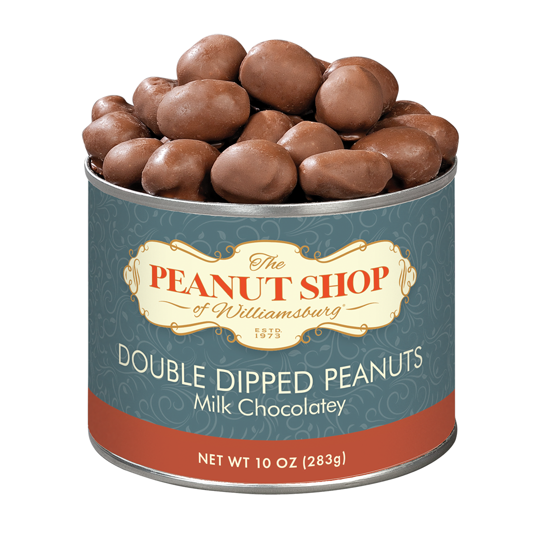 Milk Chocolatey Double Dipped Peanuts - The Peanut Shop of Williamsburg (9oz / 255g)