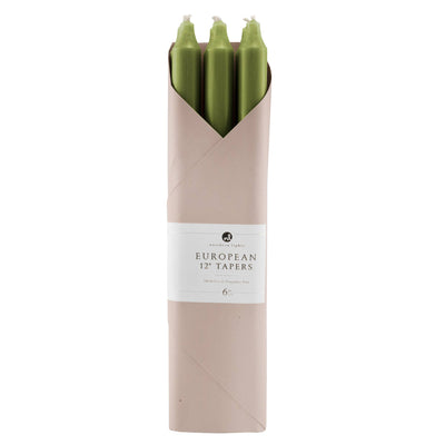 Taper Candles, New Leaf - 12in (6 tapers)