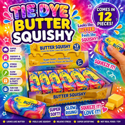 Tie Dye Butter Squishy