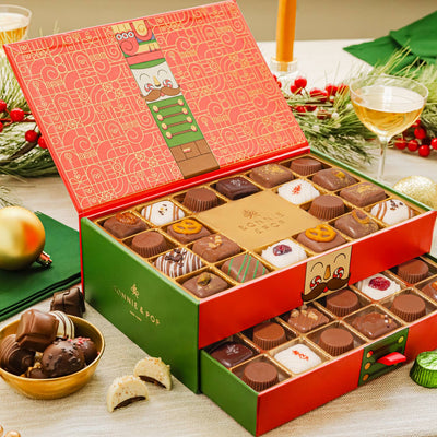 Two-Tier Belgium Truffle Gift Box - Bonnie & Pop