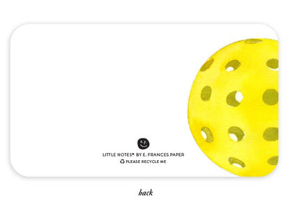 Pickleball Little Notes - E. Frances Paper (85 cards, 3.5in x 2.5in)
