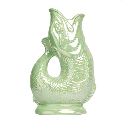 Pistachio Lustre Gluggle Jug (XL)