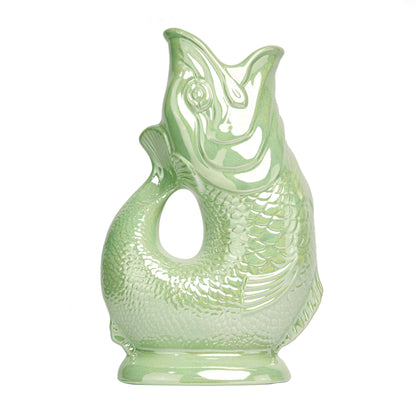 Pistachio Lustre Gluggle Jug (XL)
