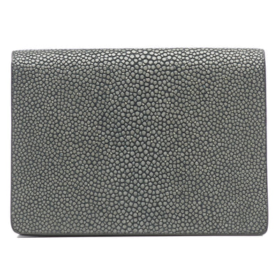 Sky, Taylor Shagreen Card Wallet - Vivo