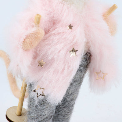 Fur Coat Skier Mouse Critter