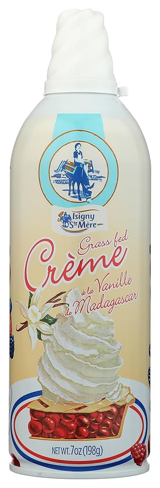 Vanilla Bean Whipped Cream - Isigny Ste Mère (7oz / 200g)