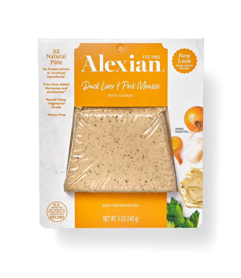 Duck Liver & Pork Mousse with Cognac Pâté - Alexian (5oz / 140g)