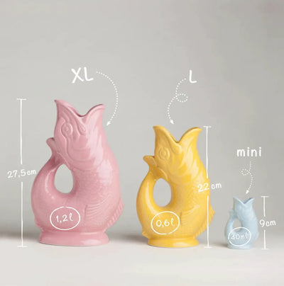 Oyster Gluggle Jug (L)