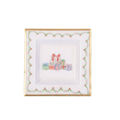Christmas Enameled Tori Trinket Tray - Jaye's Studio