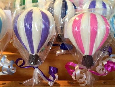 Chocolate Balloon Lollipops