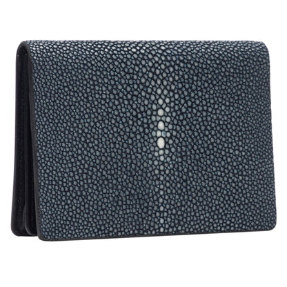 Hibiscus, Taylor Shagreen Card Wallet - Vivo