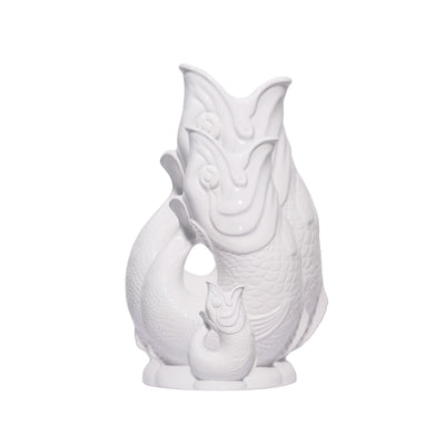 White Gluggle Jug (XL)