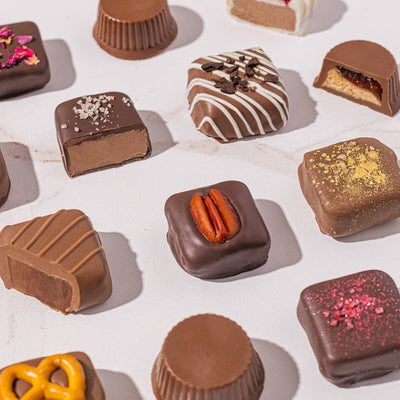Two-Tier Belgium Truffle Gift Box - Bonnie & Pop