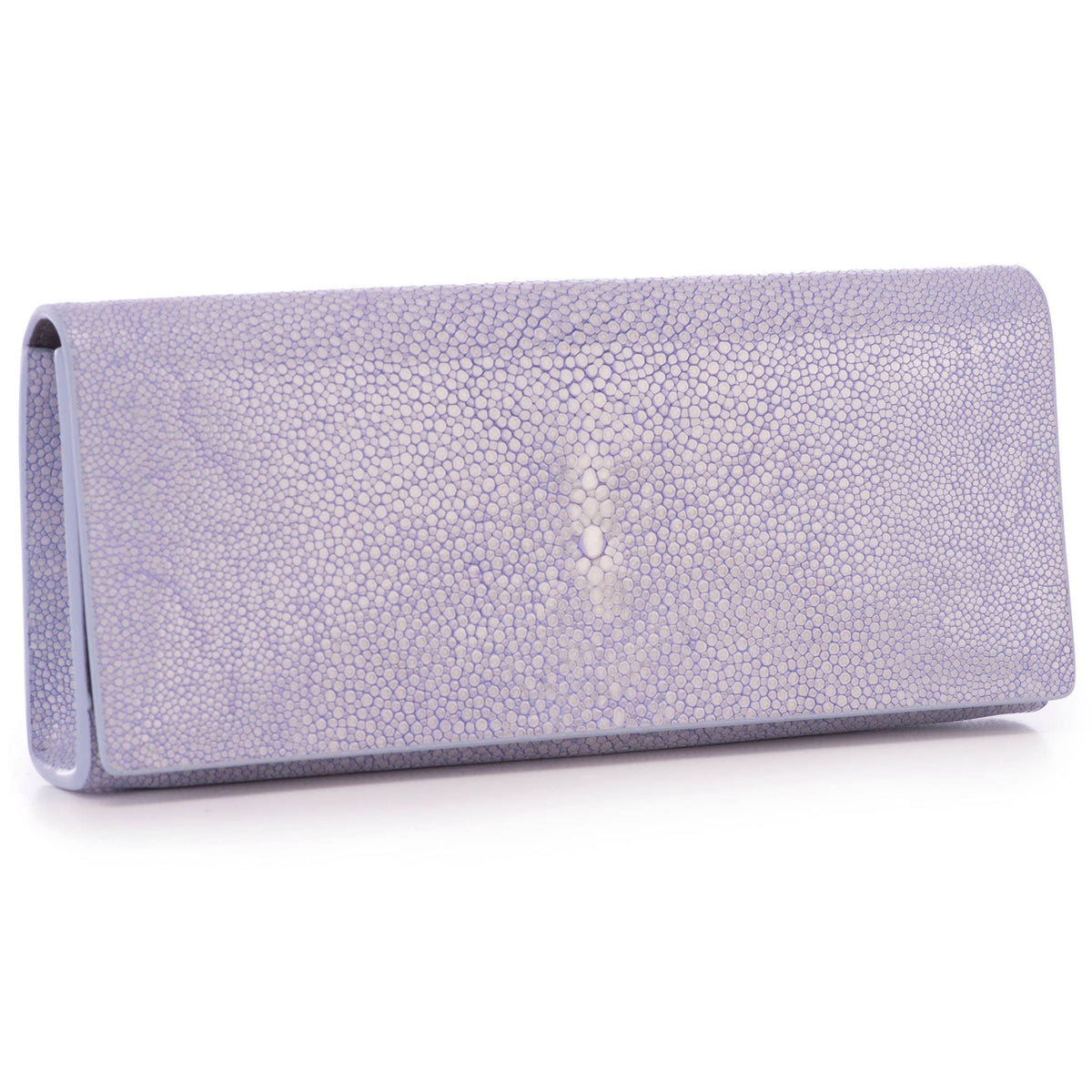Gray Cleo Shagreen Clutch - Vivo