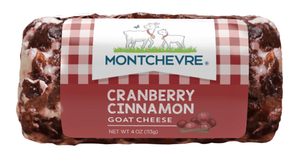 Cranberry & Cinnamon Goat Cheese - Montchevre (4oz / 113g)