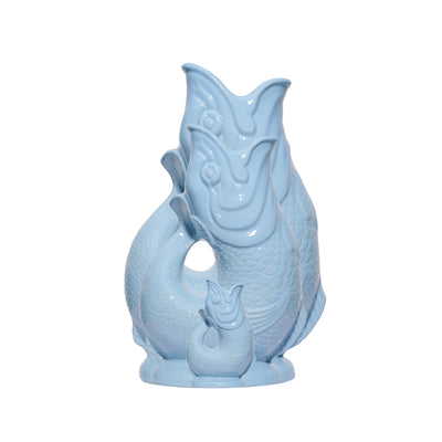 Pale Blue Gluggle Jug (XL)
