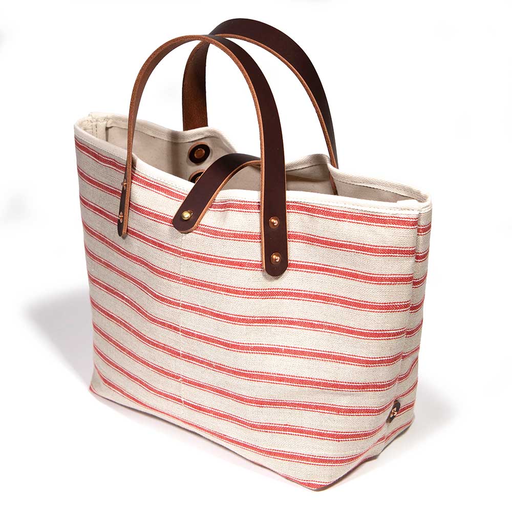 Linen Sailor Stripe Mini Tote - General Knot & Co.