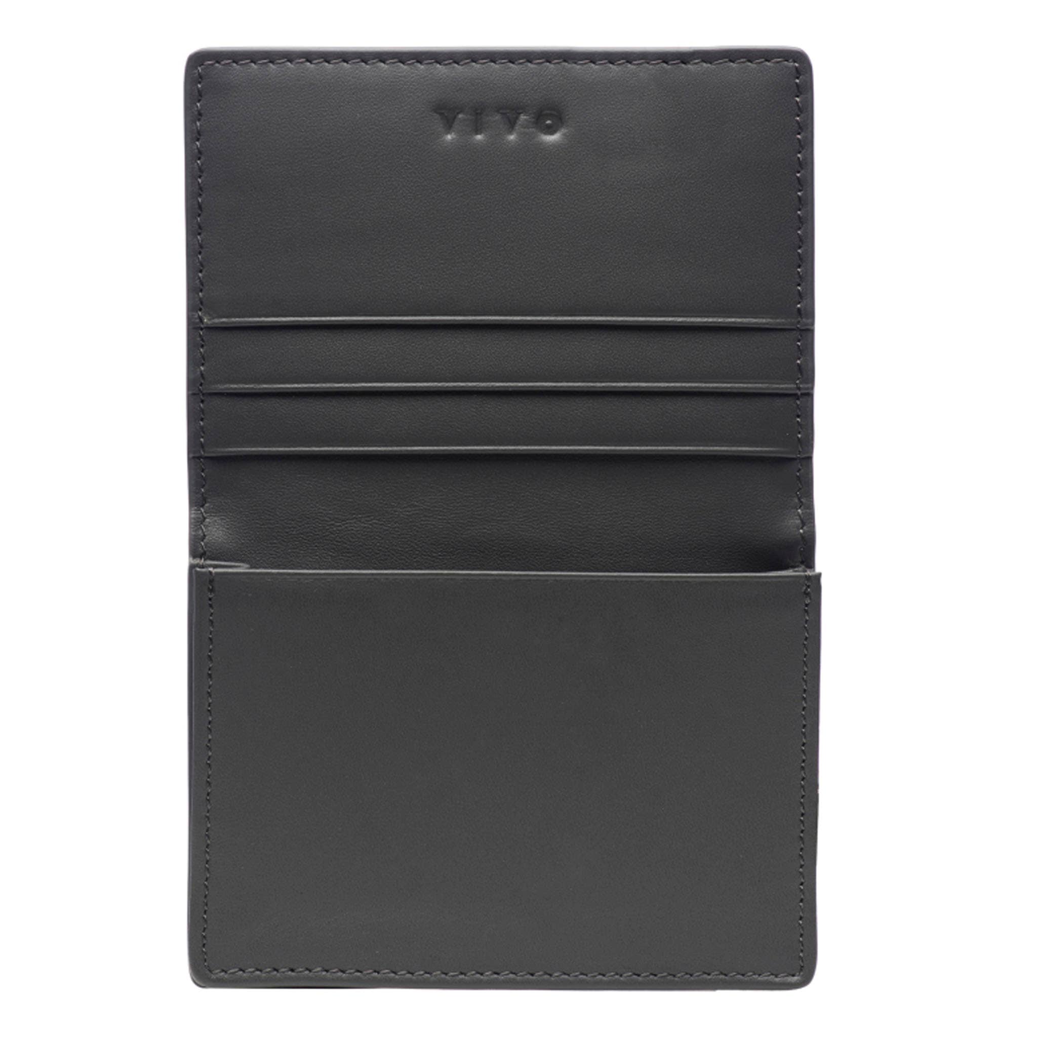 Hibiscus, Taylor Shagreen Card Wallet - Vivo