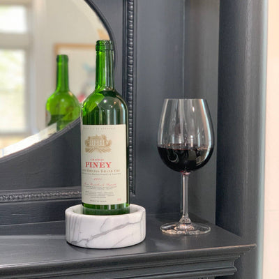 Wine Stand, White (5in x 5in x 2in)