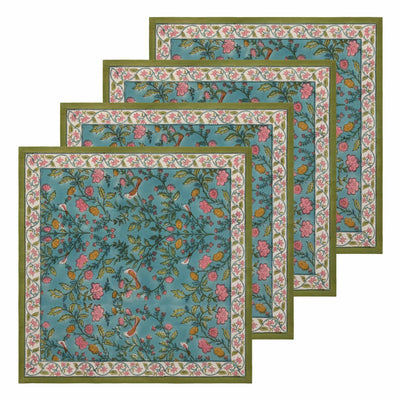 Giverny Multi Dinner Napkins, Set of 4