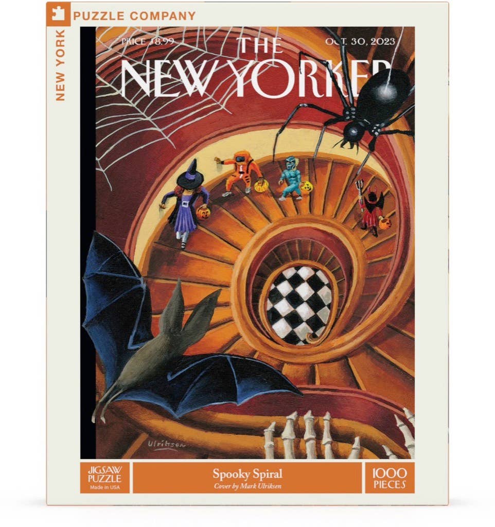 Spooky Spiral Jigsaw Puzzle, 1000 Pieces - New York Puzzle Co. (19.25in x 26.5in)