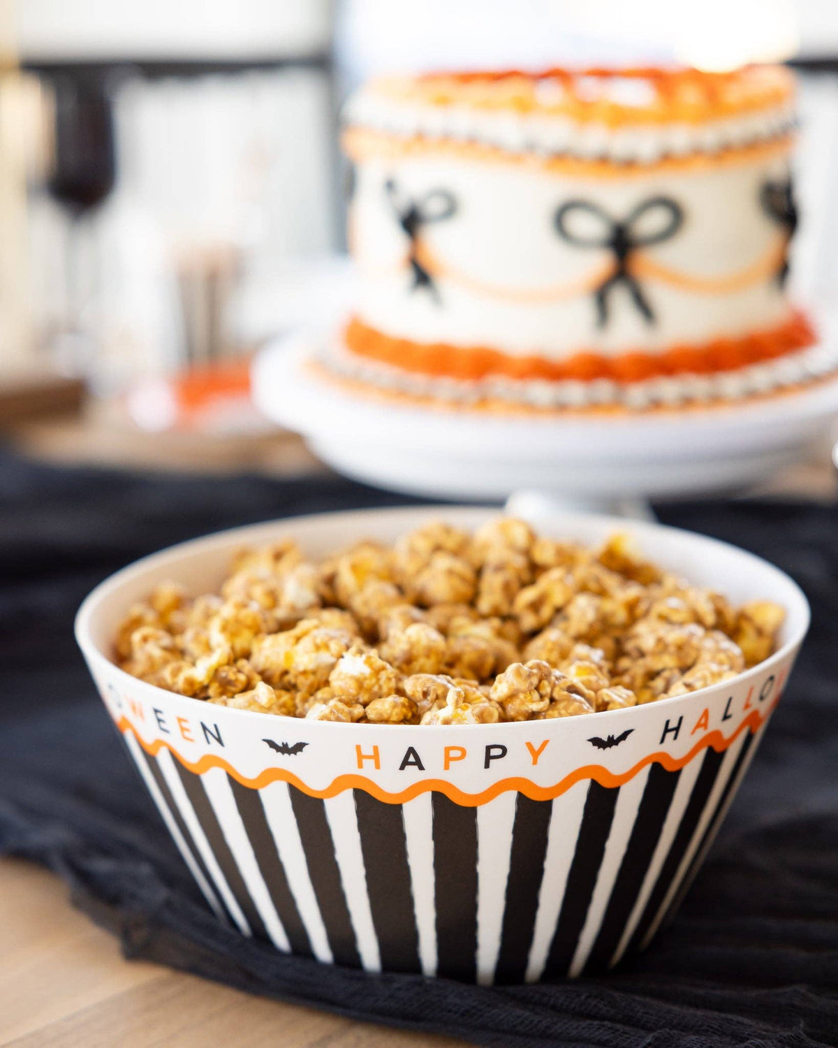 Bamboo Bowl, Happy Halloween