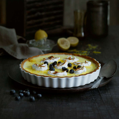 Round Tart Dish - Pillivuyt (10in dia x 1.5in H)