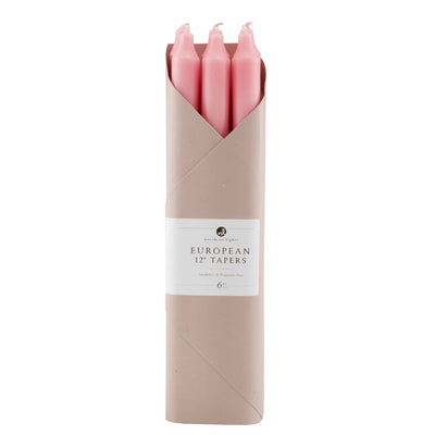 Taper Candles, Ivory - 12in (6 tapers)