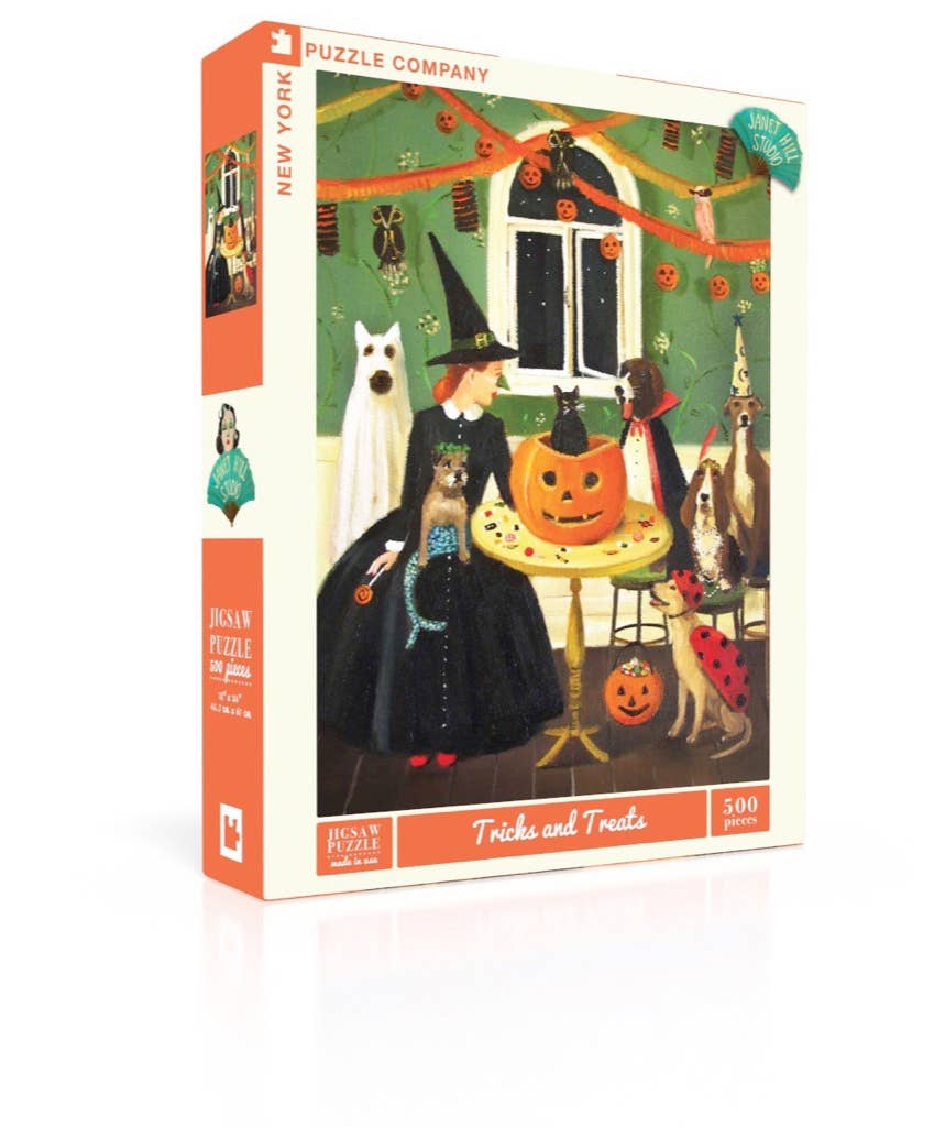 Tricks & Treats Jigsaw Puzzle, 500 Pieces - New York Puzzle Co.