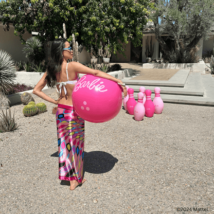 FUNBOY x Barbie Inflatable Backyard Bowling Set