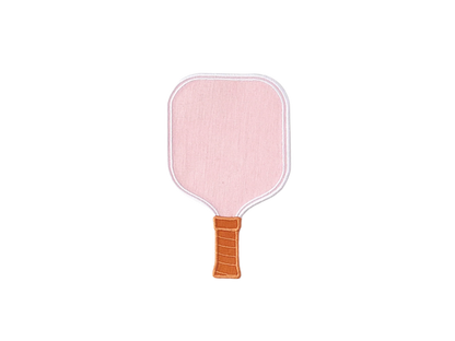 Pink Pickleball Paddle Linen Cocktail Napkins (Set of 4)
