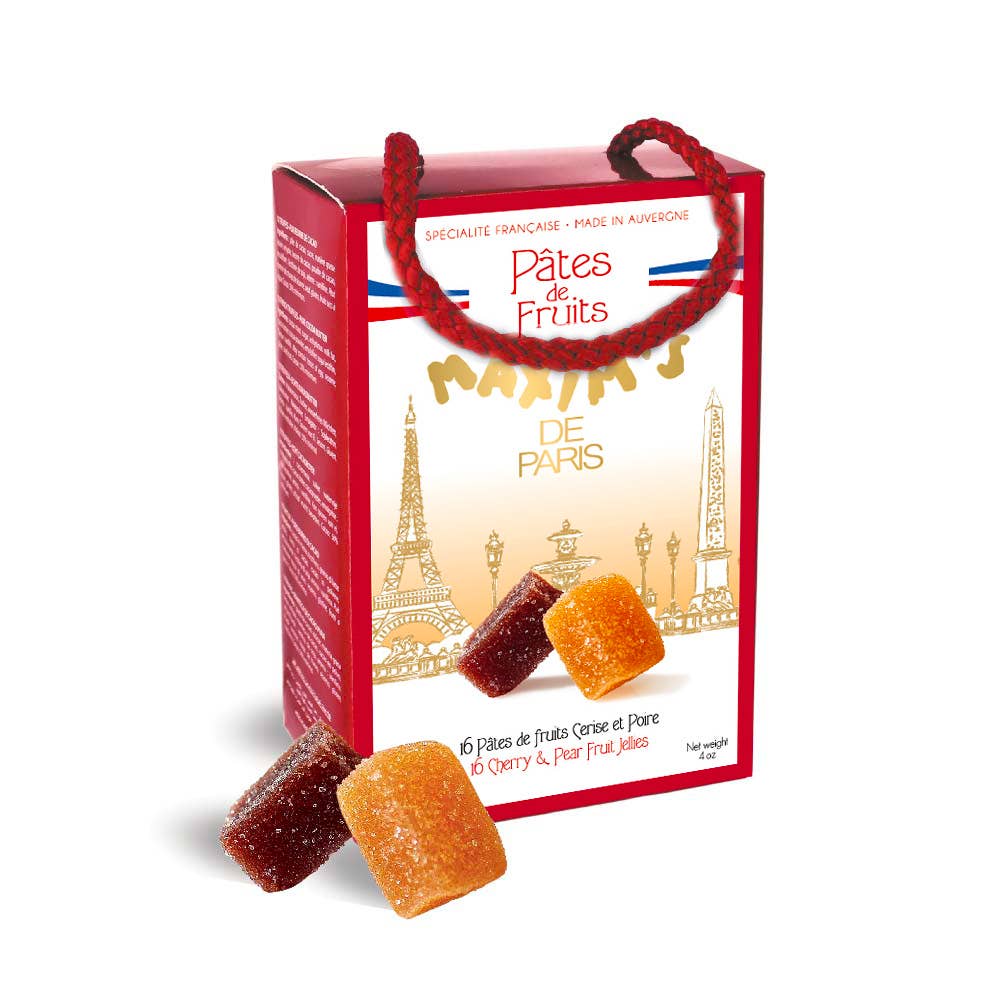 Ballotin, 16 Pâte de Fruits -  Maxim's (4.0oz / 112g)