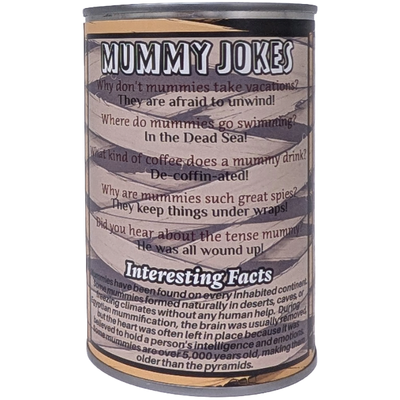 Canned Mummy, Foil Lid