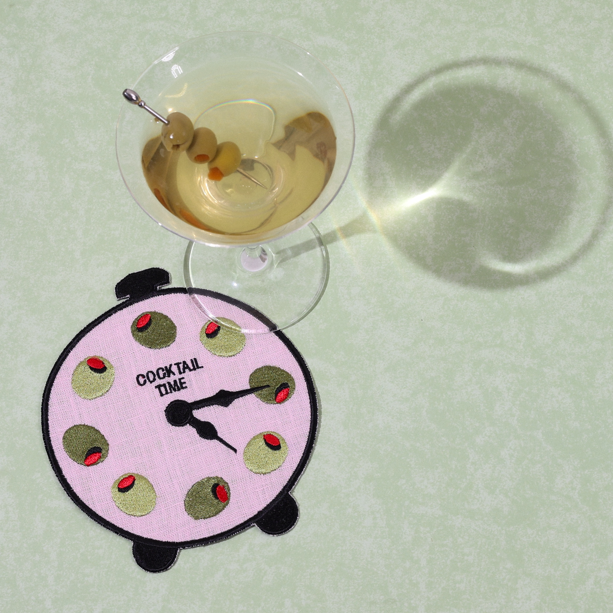 Cocktail Time Linen Cocktail Napkins, Set of 4 - House of Gleason