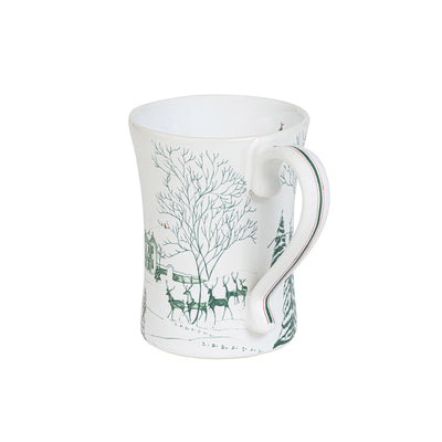 Country Estate Winter Frolic Mug, Evergreen - Juliska