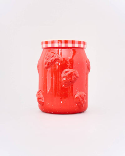 Ceramic Vase, Strawberry Jam